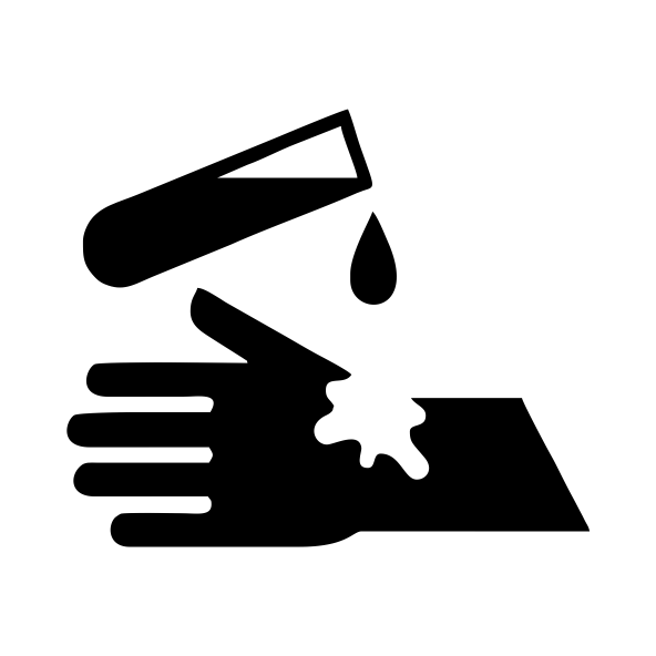 Simbol Terkena Bahan Kimia
